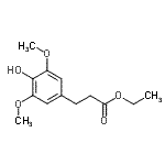 CAS#: 92157-61-4, Ethyl 3-(4-hydroxy-3,5-dimethoxyphenyl)propanoate