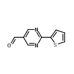 CAS#: 921939-12-0, 2-(2-Thienyl)-5-pyrimidinecarbaldehyde