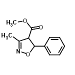CAS#: 92234-46-3, Methyl 3-methyl-5-phenyl-4,5-dihydro-1,2-oxazole-4-carboxylate