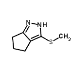 CAS#: 92259-49-9, 3-(Methylsulfanyl)-2,4,5,6-tetrahydrocyclopenta[c]pyrazole