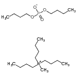 CAS 登录号：922724-14-9， N,N-二丁基-N-甲基-1-丁烷铵二丁基磷酸酯