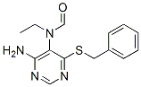 CAS#: 92296-30-5, 4-Amino-6-Benzylthio-5-(N-Ethylformamido)Pyrimidine