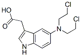 CAS#: 92298-15-2, 2-[5-[Bis(2-Chloroethyl)Amino]-1H-Indol-3-Yl]Acetic Acid