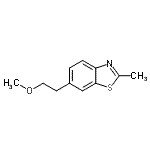 CAS#: 92367-63-0, 6-(2-Methoxyethyl)-2-methyl-1,3-benzothiazole