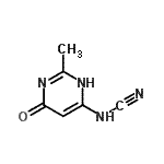 CAS#: 92379-58-3, (2-Methyl-6-oxo-1,6-dihydro-4-pyrimidinyl)cyanamide