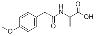 CAS#: 92455-12-4, 2-[[2-(4-Methoxyphenyl)acetyl]amino]acrylic acid