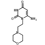 CAS#: 924834-96-8, 6-Amino-1-[2-(4-morpholinyl)ethyl]-2,4(1H,3H)-pyrimidinedione