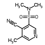 CAS#: 924886-04-4, 4-Cyano-N,N,5-trimethyl-3-pyridinesulfonamide