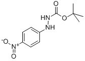 CAS 登录号：92491-67-3， 2-(4-硝基苯基)-肼羧酸叔丁酯