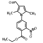 CAS#: 924967-72-6, Ethyl 4-(3-formyl-2,5-dimethyl-1H-pyrrol-1-yl)-2-nitrobenzoate