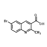CAS#: 92513-39-8, 6-Bromo-2-methyl-3-quinolinecarboxylic acid