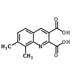 CAS 登录号：92513-45-6， 7,8-二甲基-2,3-喹啉二甲酸