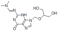 CAS#: 92519-15-8, N-(Dimethylamino)methylene-9-((2-hydroxy-1-(hydroxymethyl)ethoxy)methyl)guanine