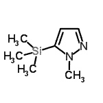 CAS#: 92524-99-7, 1-Methyl-5-(trimethylsilyl)-1H-pyrazole