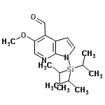CAS#: 926004-76-4, 5-Methoxy-1-(triisopropylsilyl)-1H-pyrrolo[2,3-b]pyridine-4-carbaldehyde