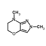 CAS 登录号：92616-04-1， 2,7-二甲基-2,5,6,7-四氢吡唑并[4,3-b][1,4]恶嗪