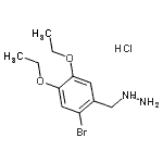 CAS 登录号：926199-79-3， (2-溴-4,5-二乙氧基苄基)肼盐酸盐(1:1)