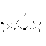 CAS 登录号：926280-83-3， N-[2-(三氟硼烷基)乙基]氨基甲酸叔丁基酯钾盐