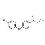 CAS#: 926642-55-9, Methyl 4-[(5-bromo-2-pyrimidinyl)amino]benzoate