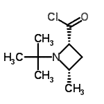 CAS#: 92735-65-4, (2S,4S)-4-Methyl-1-(2-methyl-2-propanyl)-2-azetidinecarbonyl chloride
