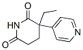CAS 登录号：92788-10-8， (+/-)-3-乙基-3-(4-吡啶基)-2,6-哌啶二酮