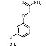 CAS#: 927982-46-5, 2-(3-Methoxyphenoxy)ethanethioamide