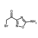 CAS 登录号：92845-73-3， 1-(5-氨基-1,2,4-恶二唑-3-基)-2-溴乙烷酮