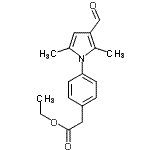 CAS#: 928708-27-4, Ethyl [4-(3-formyl-2,5-dimethyl-1H-pyrrol-1-yl)phenyl]acetate