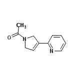 CAS 登录号：929083-41-0， 1-[3-(2-吡啶基)-2,5-二氢-1H-吡咯-1-基]乙酮