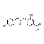 CAS#: 92950-14-6, 1-(3,4-Dichlorophenyl)-3-(2-hydroxy-4-nitrophenyl)urea