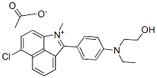 CAS#: 92952-73-3, 6-Chloro-2-[4-[Ethyl(2-Hydroxyethyl)Amino]Phenyl]-1-Methylbenz[cd]Indolium Acetate