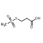 CAS#: 92953-12-3, 3-[(Methylsulfonyl)sulfanyl]propanoic acid