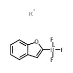 CAS 登录号：929626-27-7， 钾1-苯并呋喃-2-基(三氟)硼酸酯(1-)