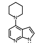 CAS#: 931411-84-6, 4-(1-piperidyl)-1H-pyrrolo[2,3-b]pyridine