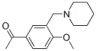 CAS#: 93201-36-6, 1-[4-Methoxy-3-(Piperidin-1-Ylmethyl)Phenyl]Ethanone