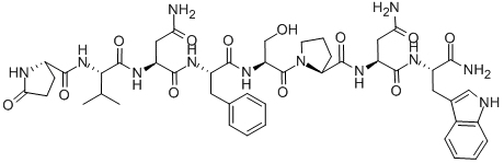 CAS#: 93208-51-6, Glutamyl-Valyl-Asparaginyl-Phenylalanyl-Seryl-Prolyl-Asparaginyl-Tryptophanamide