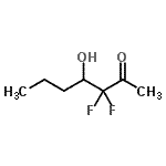 CAS#: 93233-42-2, 3,3-Difluoro-4-hydroxy-2-heptanone