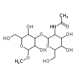 CAS#: 93253-17-9, Methyl 3-O-(2-acetamido-2-deoxyhexopyranosyl)hexopyranoside