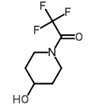 CAS 登录号：93343-02-3， 2,2,2-三氟-1-(4-羟基-1-哌啶基)乙酮