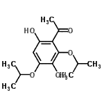 CAS#: 93344-49-1, 1-(3,6-dihydroxy-2,4-diisopropoxy-phenyl)ethanone