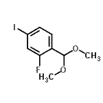 CAS#: 933672-22-1, 1-(Dimethoxymethyl)-2-fluoro-4-iodobenzene