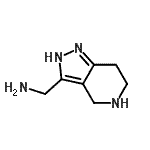 CAS#: 933716-16-6, 1-(4,5,6,7-Tetrahydro-2H-pyrazolo[4,3-c]pyridin-3-yl)methanamine