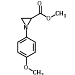 CAS 登录号：933782-80-0， 甲基1-(4-甲氧基苯基)-2-氮丙啶羧酸酯