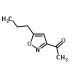 CAS#: 93422-81-2, 1-(5-Propyl-1,2-oxazol-3-yl)ethanone
