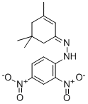 CAS 登录号：93445-21-7， 2,3,5-三甲基-2-环己烯-1-酮 2-(2,4-二硝基苯基)腙