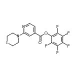 CAS 登录号：934570-42-0， 五氟苯基2-(4-硫代吗啉基)异烟酸酯