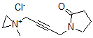 CAS#: 93522-12-4, 1-Methyl-1-(4-(2-oxo-1-pyrrolidinyl)-2-butynyl)aziridinium chloride