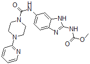 CAS#: 93522-20-4, Methyl 5(6)-4-2-pyridylpiperazinocarbamoylbenzimidazole-2-carbamate