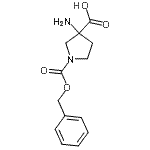 CAS#: 93533-01-8, 3-Amino-1-[(benzyloxy)carbonyl]-3-pyrrolidinecarboxylic acid