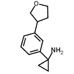 CAS#: 935460-27-8, 1-[3-(Tetrahydro-3-furanyl)phenyl]cyclopropanamine